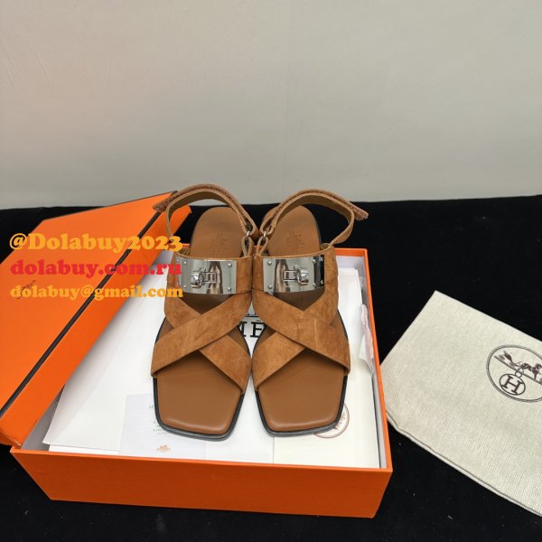 Best Luxury Hermes Ines Sandal