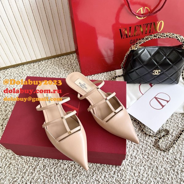 Valentino Runway Garavani Leather Mules