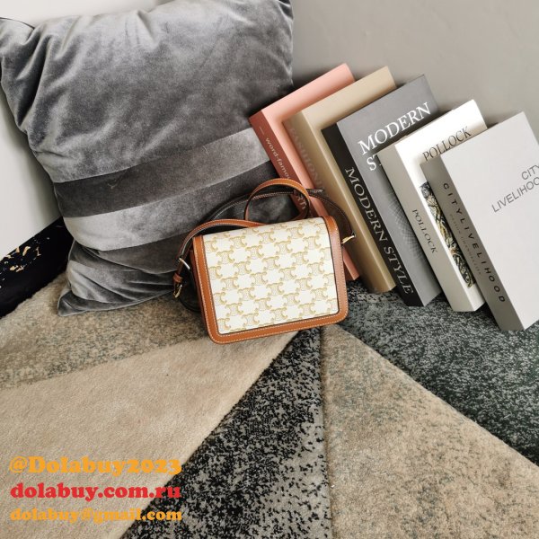 Celine Top Quality Triomphe Teen 18CM 188423 Knockoff Bag
