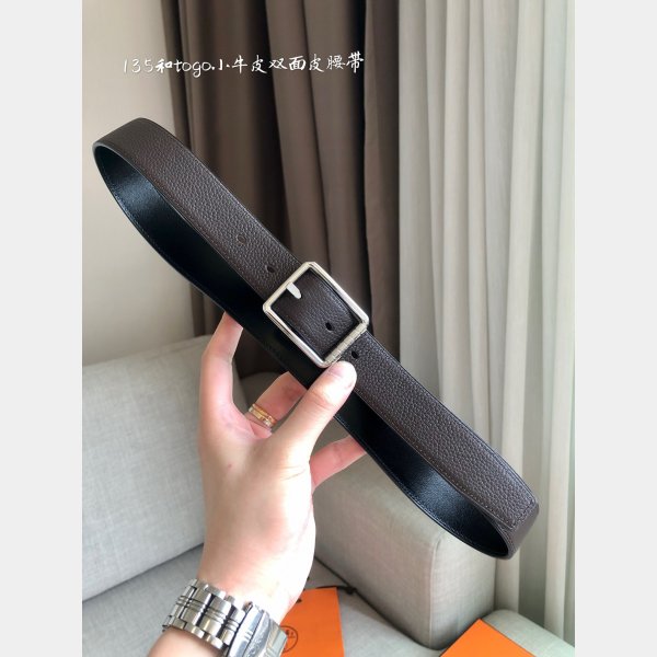 Share Replica Hermes H Belt Reversible Leather 32mm Online