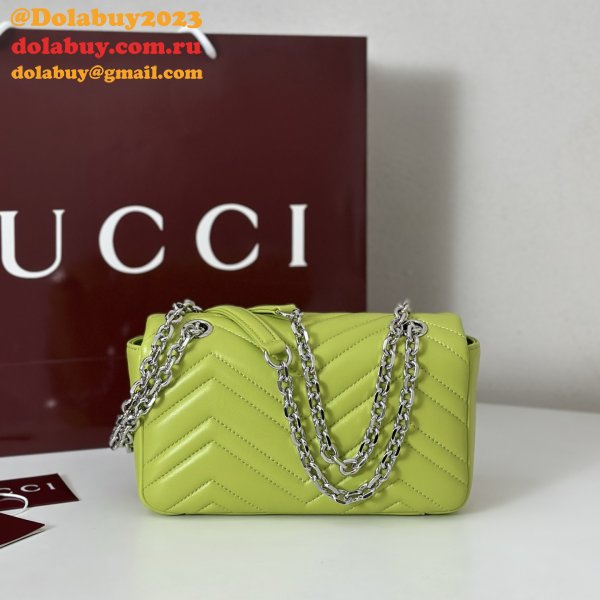 Gucci Designer 837280 GG Marmont Small Shoulder Bag