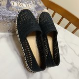 Perfect Dior Replica Openwork Embroidery Fisherman Shoes