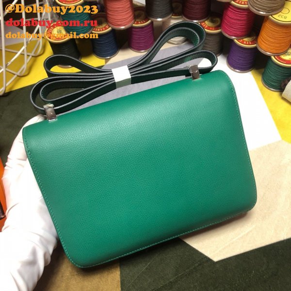 Hermes Constance Bag 23cm Epsom Leather Green