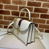 Gucci Black/Cream Ophidia small top handle Replica bag