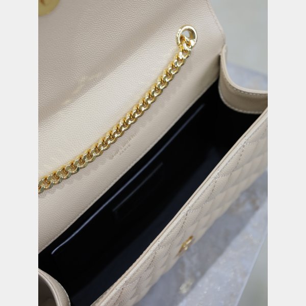 Top Quality Yves Saint Laurent Caviar Leather Envelope Bag