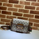 Gucci Beige Replicas Horsebit 1955 mini aaa bag