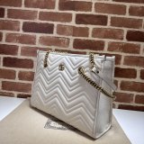 Tote GG Marmont White/Black 779724 Gucci Replica Bag