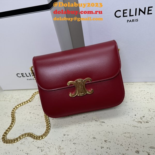 Designer Teen Triomphe Shiny 113583 Amazone Celine Replica Bag