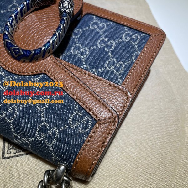 Gucci Outelet Dionysus GG Supreme mini 421970 replcia bag