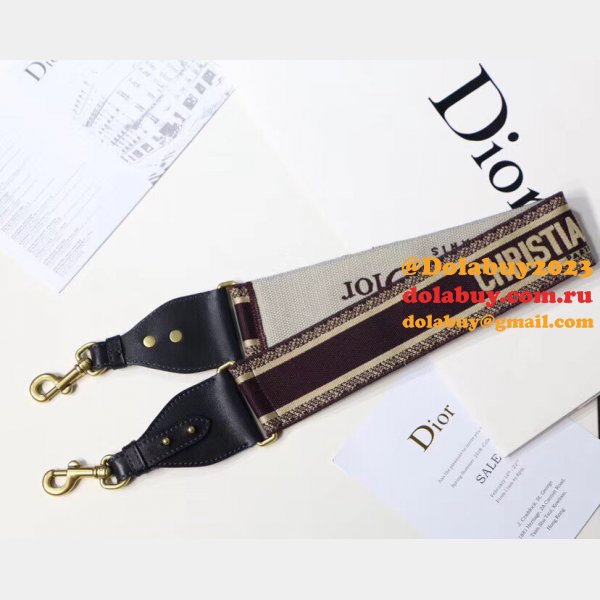 UK Christian Dior SHOULDER Embroidery High Quality STRAP