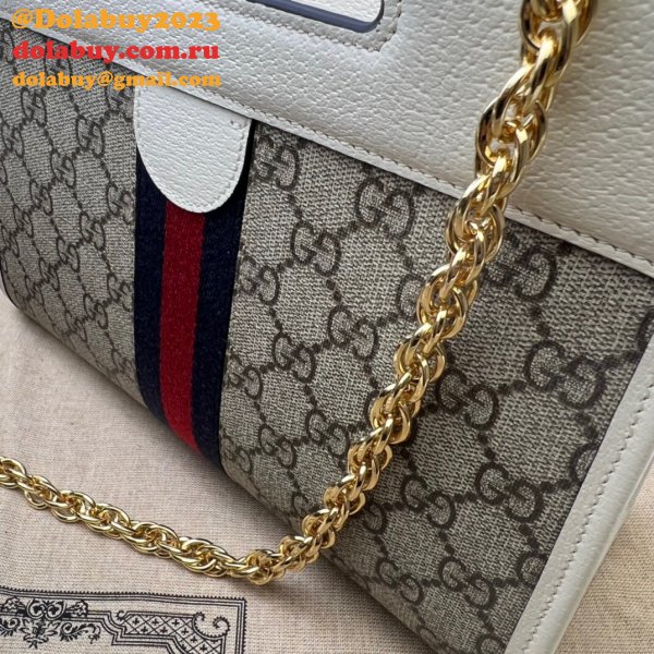 Gucci 1:1 replica 693724 Ophidia small tote with Web Top Handle Bag