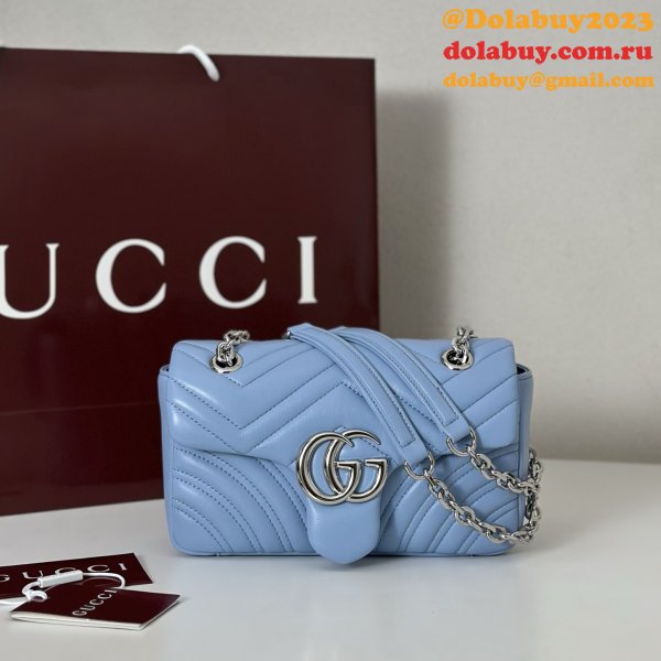 Gucci Designer 837280 GG Marmont Small Shoulder Bag