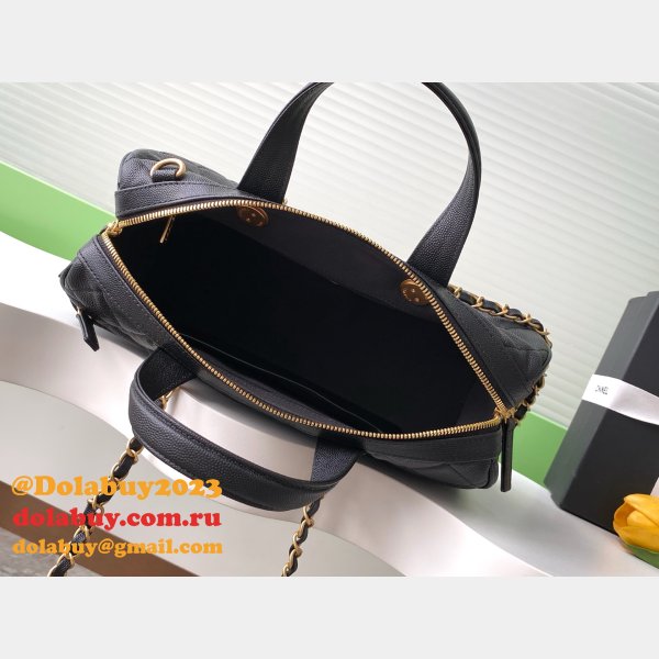 Duplicate AS5579 Large Bowling 2024/25 Métiers Black Bag