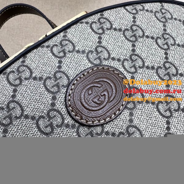 Seller Gucci Dolabuy Fake Backpack 704017 Interlocking G Ebony Supreme