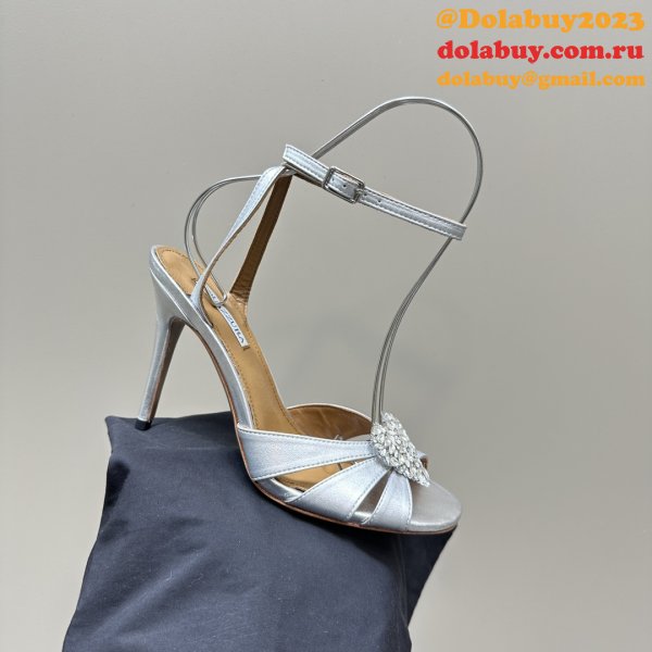 Wholesale Cheap Aquazzura Heels 8.5cm Sandals Perfect Shoes