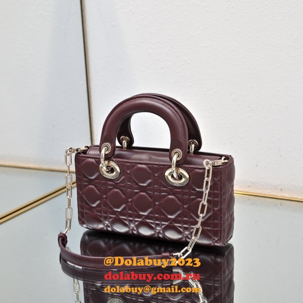 Lady D-Joy Lambskin Small Bag