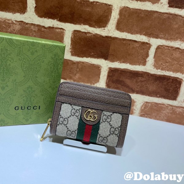 Buy Best Gucci Replica 658552 Ophidia GG card case wallet