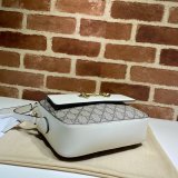 Gucci Replica Horsebit 1955 Small Brown or White Leather Shoulder 645454 Bag