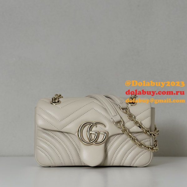 Gucci Designer 837280 GG Marmont Small Shoulder Bag