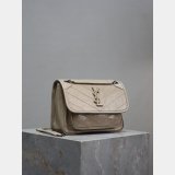 To Buy Replica Best YSL Niki Oil wax leather Bags