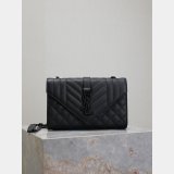 Top Quality Yves Saint Laurent Caviar Leather Envelope Bag