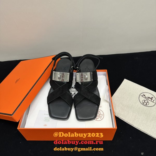 Best Luxury Hermes Ines Sandal