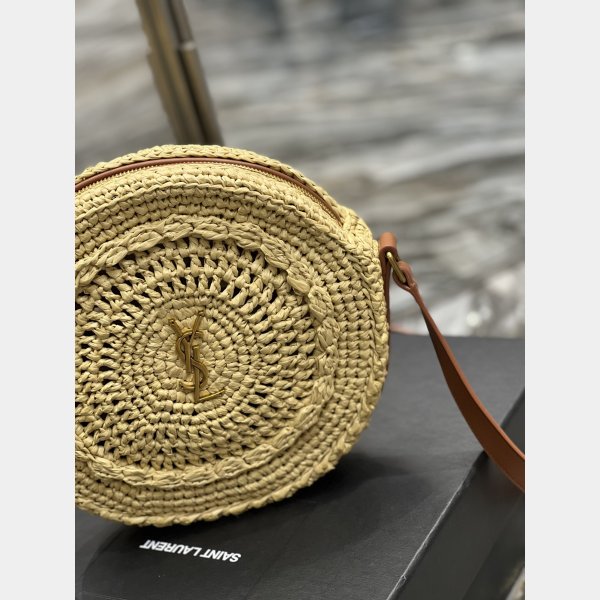 Buy Wholesale China YSL 685601 Beach Straw Woven Knockoff Bag