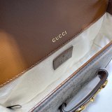 Gucci Beige Replicas Horsebit 1955 mini aaa bag