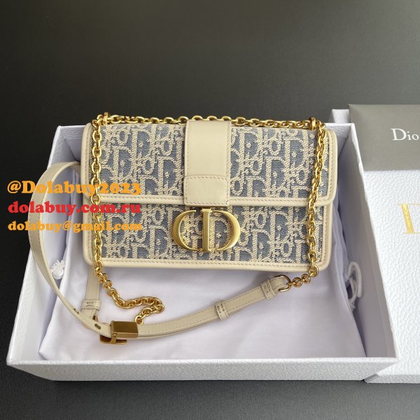 Top Dior 30 Montaigne East-West Bag with Chain