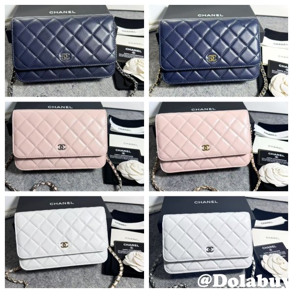 Top Quality WOC CHAIN BAG Lambskin 19CM Handbag
