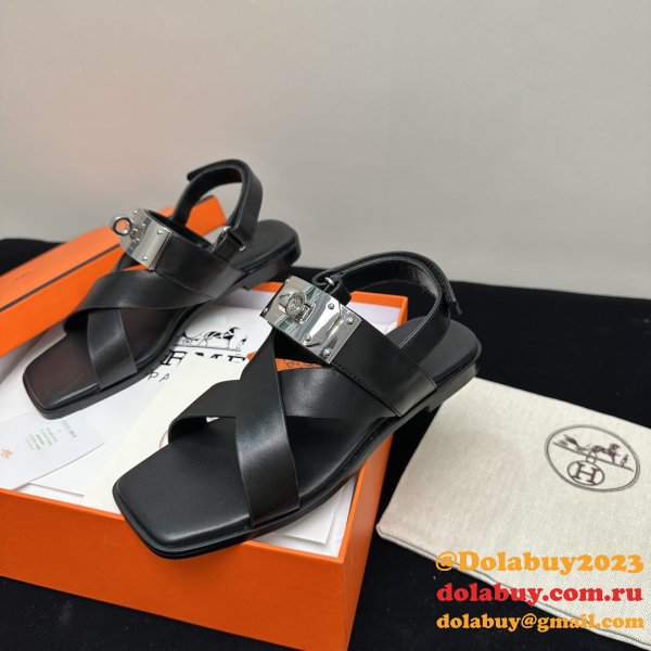Best Luxury Hermes Ines Sandal