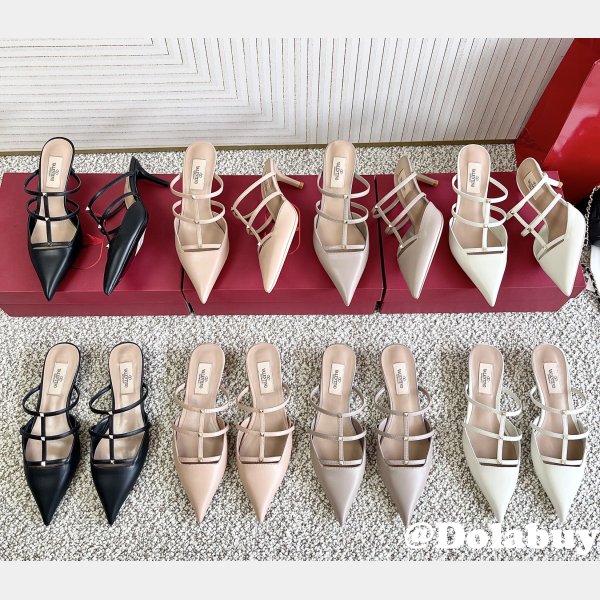 Valentino Runway Garavani Leather Mules