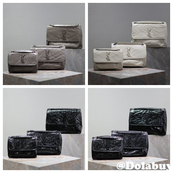Best 7 Star Niki YSL Replicas High Quality Oil wax leather Bags