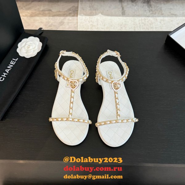 Best CC 2025ss Heart Sandals