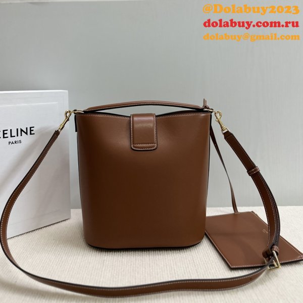 7 Star Celine Triomphe Louise Bucket Bag 116613