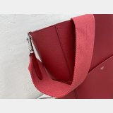 Discount Celine Sangle Seau Bucket Bag Red Calfskin