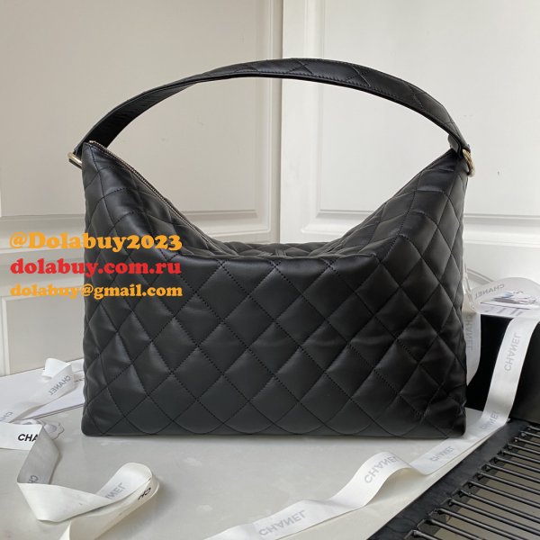 Replica Designer Maxi Black AS4339 Hobo 1:1 Mirror Bag