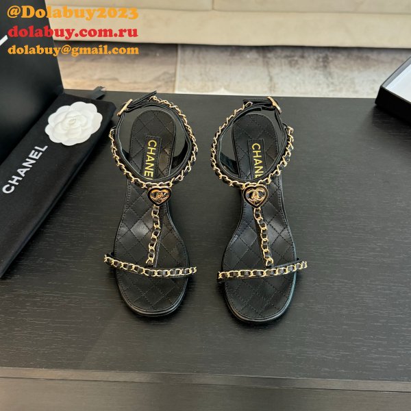 Best CC 2025ss Heart Sandals