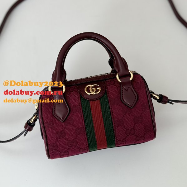 Gucci Knockoff 781490 Ophidia Super Ebony Supreme Bag