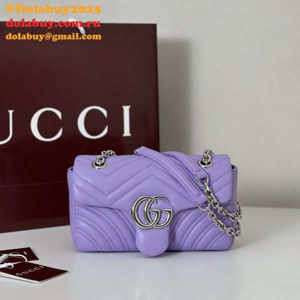 Gucci Designer 837280 GG Marmont Small Shoulder Bag