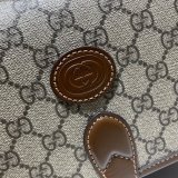 Designer Fake Gucci 671620  shoulder bag with Interlocking G in GG Supreme