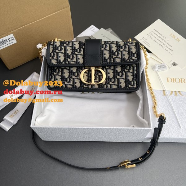 Top Dior 30 Montaigne East-West Bag with Chain