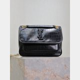 To Buy Replica Best YSL Niki Oil wax leather Bags