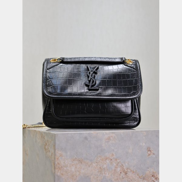 To Buy Replica Best YSL Niki Oil wax leather Bags