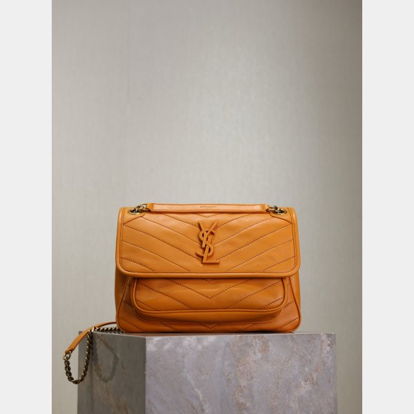 TOP YSL SAINT LAURENT NIKI Lambskin HANDBAG