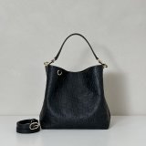 Gucci GG Emblem Small Bucket Crossbody 815118/815103 Black Bag