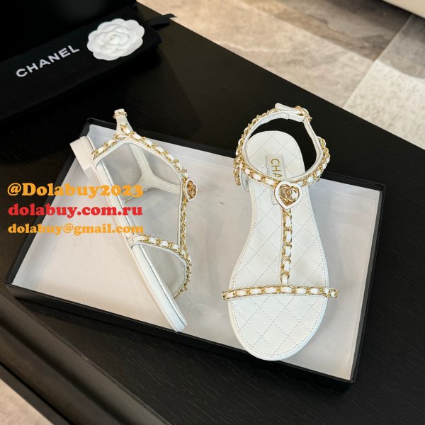 Best CC 2025ss Heart Sandals