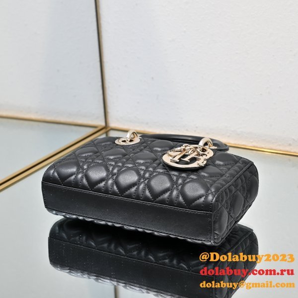Lady D-Joy Lambskin Small Bag