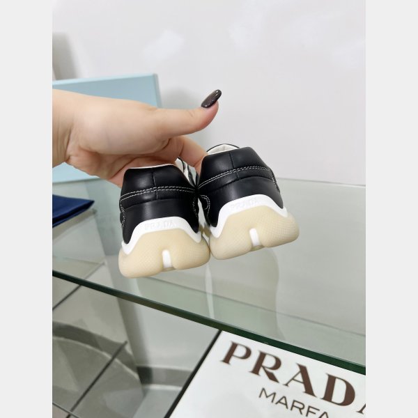 Prada Nappa Leather Sneakers