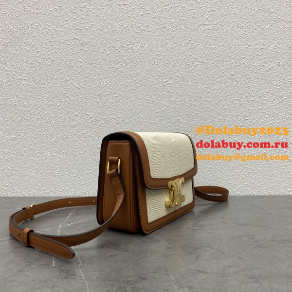 Celine Top Quality Triomphe Teen 18CM 188423 Knockoff Bag